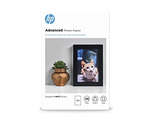 Image of HP Q8692A Advanced Glossy Photo Paper 250gsm 10x15cm Borderless (Pack of 100), White