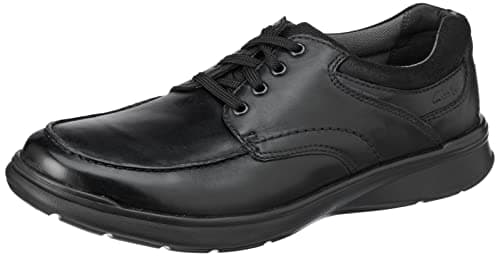 Image of Clarks Men's Cotrell Edge Derbys, Black Black Oily Lea, 10.5 UK