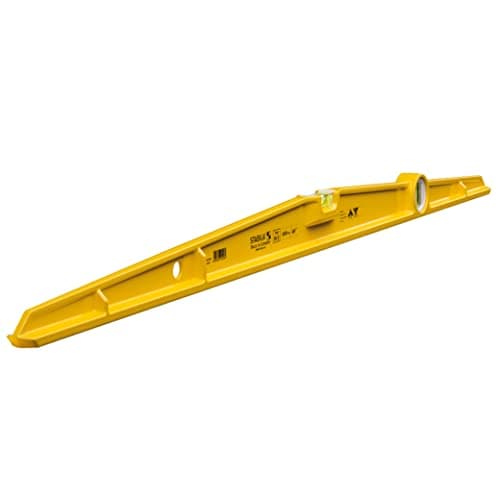 Image of STABILA Spirit Level Type 81 S, 100 cm, Robust Aluminium Die-Cast Profile, 1 Horizontal View, 1 Vertical Level, Made in Germany