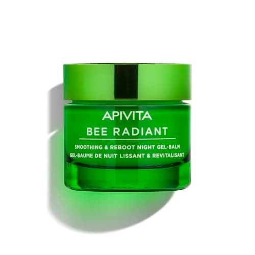 Image of APIVITA EE Radiant Gel-RESTORES Skin Night Balm with White Peony and White Propolis 50 ml