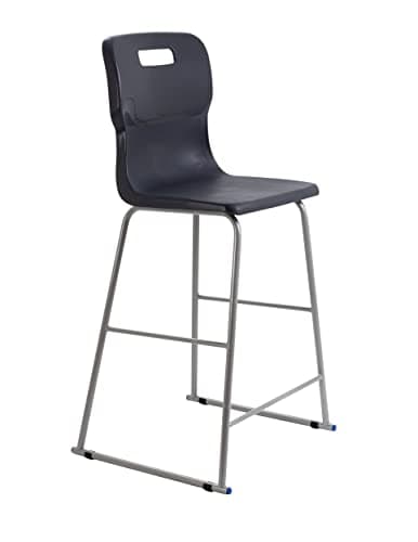 Image of Titan Classroom High Chair-Size 6, Ages 13+, Charcoal, 53 x 55 x 102 cm