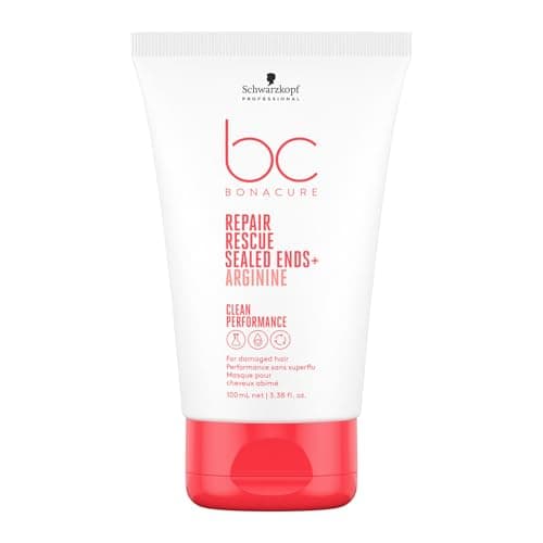 Image of Schwarzkopf Professional Bonacure Repair Rescue Sealed Ends Intensive Cream Serum For Damaged Hair Vegan Care Complex Arginine Less Hair Breakage Stronger Hair Elasticity Improved Combability 100 ml