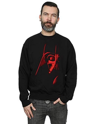 Image of Star Wars Men's Vader Red Face Sweatshirt XXX-Large Black