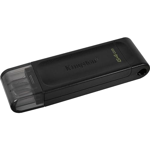 Image of KINGSTON Technology Datatraveler 70 USB Flash Drive 64 GB, USB Type-C 3.2 Gen 1 (3.1 Gen 1), Black