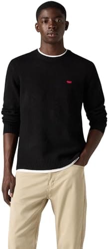 Image of Levi's Men's Original Housemark Sweater Sweatshirt, Meteorite, M