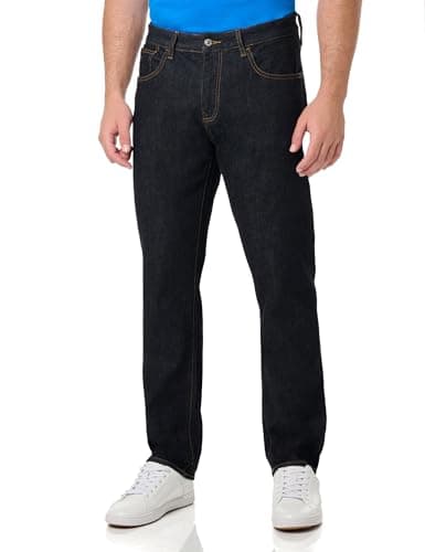 Image of Armani Exchange Men's J13 Slim Fit Comfort Cotton Pants Jeans, Indigo Denim/Indigo, W32