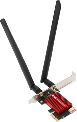 Image of PCIe WiFi Card, AC 1200Mbps Wireless WiFi PCI-E Network Adapter, Bluetooth 4.2, 5GHz/2.4GHz Dual Band PCI Express Internal Network Card, Low-Profile, for Desktop/PC Gaming