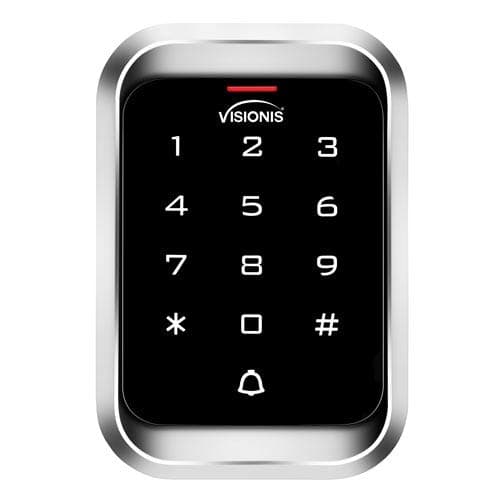 Image of Visionis VIS-3000 Access Control Weatherproof IP68 Metal Anti Vandal Digital Touch Keypad RFID Reader 125KHz Standalone Wiegand 26 No Software EM MFR Cards