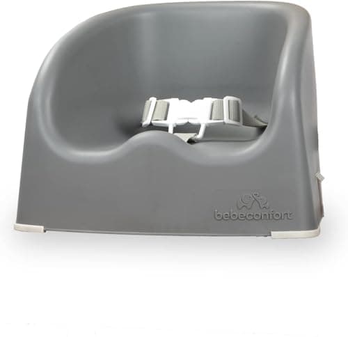 Image of Bebeconfort Essential Booster, Booster Seat Dining Chair, Dining and Feeding Seat for Toddlers, Portable High Chair, High chair Seat, Lightweight, Easy to Clean, 6 months - 3 years, < 15kg, Warm Grey