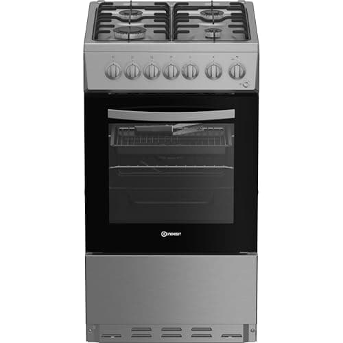 Image of Indesit I5G3PMX 50cm Single Oven Dual Fuel Cooker - Stainless Steel