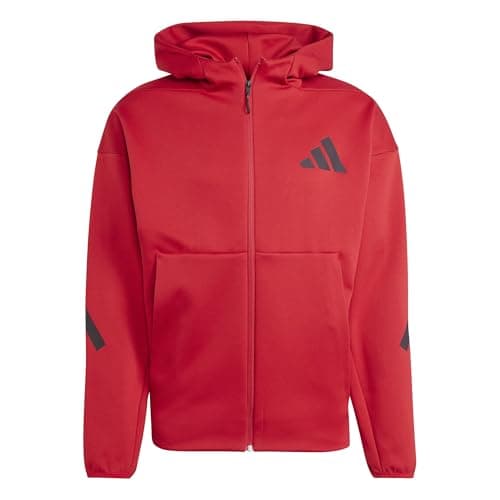 Image of Adidas Mens Z.N.E. Full Zip L, Team Power Red, L