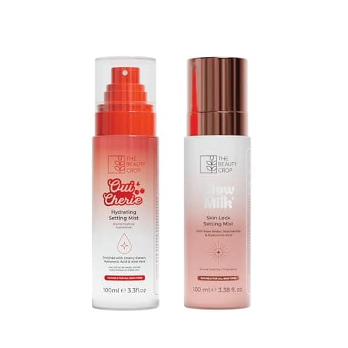 Image of The Beauty Crop Glow Milk Skin Lock Setting Spray - Ultra-Fine Dewy Setting Mist for Radiant Finish - 100 ml