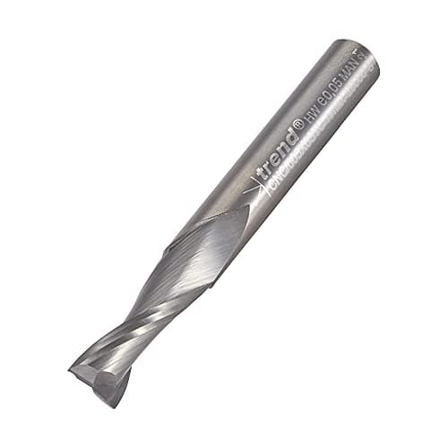 Image of Trend CNC Spiral Up-Cut CNC Router Cutter, 6mm Shank, 6mm Cut Diameter & 17mm Cut Length, Solid Tungsten Carbide, CNC/005X6STC