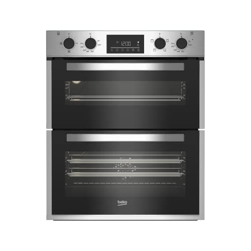 Image of Beko Electric Built Under Double Oven - Stainless Steel
