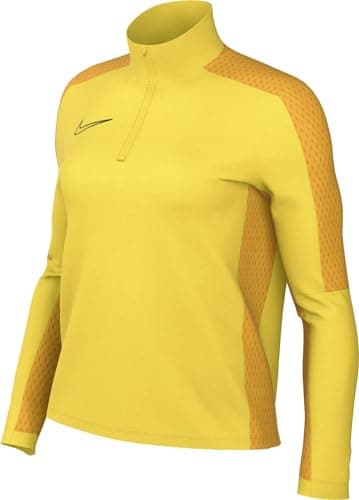 Image of Nike DR1354-719 Dri-FIT Academy Jacket Women's TOUR YELLOW/UNIVERSITY GOLD/BLACK Size XS