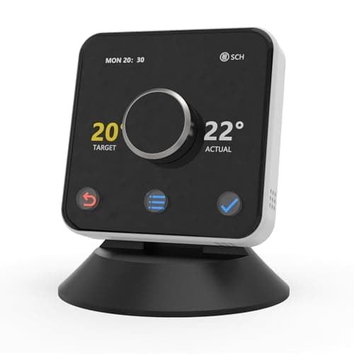 Image of HOLACA Stand for Active Heating Thermostat, Anti-Slip Stand, Heating Thermostat V3/V1 Stand Holder, Black