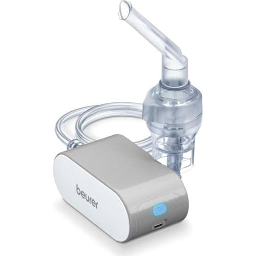 Image of Beurer IH 58 Compressor Air Technology Inhaler Quiet Small Lightweight for Treating Upper and Lower Respiratory Tract by Misting Liquid Medicines