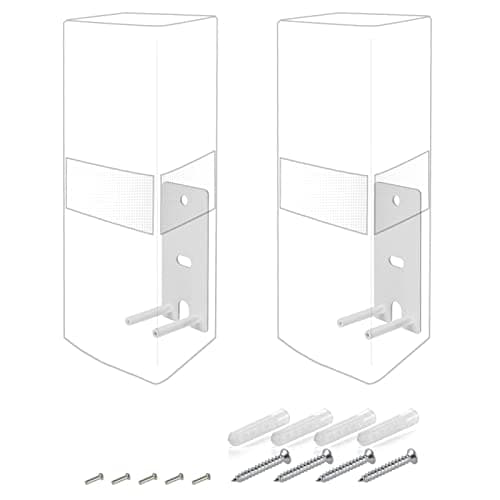 Image of Dinghose Wall Brackets Compatible with Bose Surround Speakers 700, OmniJewel Lifestyle 650 Home Entertainment System (White)