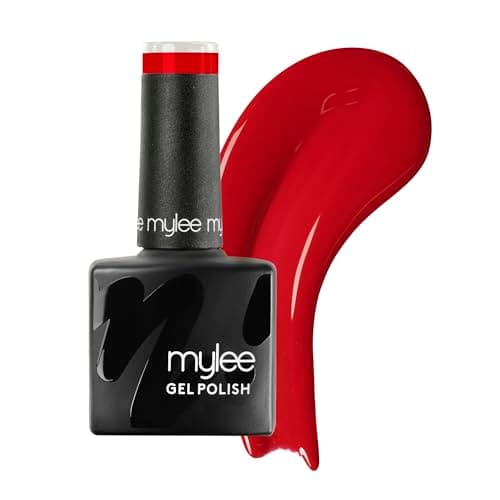 Image of Mylee Gel Nail Polish 8ml [French Cancan] - UV/LED Soak-Off Nail Art Manicure Pedicure for Professional, Salon & Home Use [Red Range] - Long Lasting & Easy to Apply