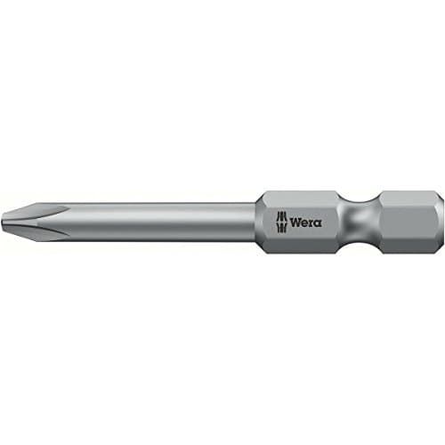 Image of Wera 05135532001 1 x 50 mm 851/4 PH J Bits for Phillips Screws - Silver