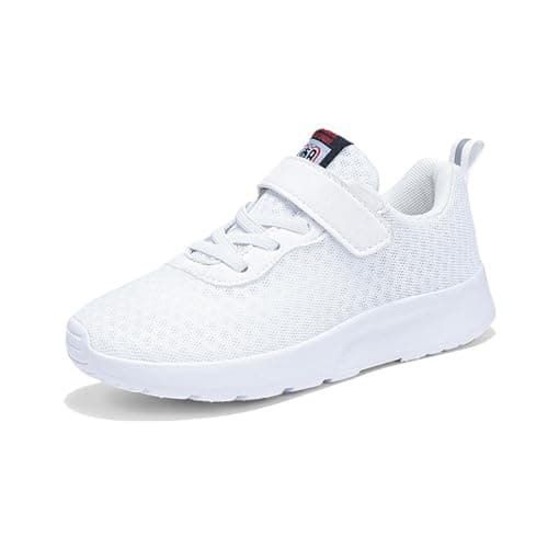 Image of Generisch 2026 Girls' Trainers Sporty Running Walking Shoes for Toddlers, White, 1 UK