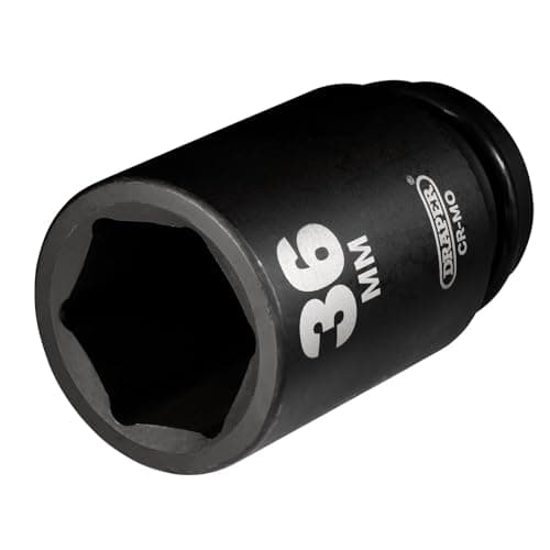 Image of Draper 71940 3/4" Square Drive Hi-Torq 6 Point Deep Impact Socket, 36 mm Size , Blue