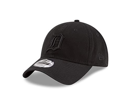 Image of New Era Detroit Tigers 9twenty Adjustable Cap MLB Black On Black Black - One-Size