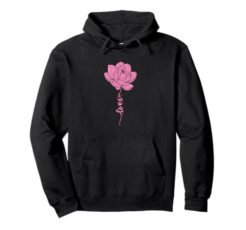Image of Lotus Plant Flower Lotus Garden Pullover Hoodie