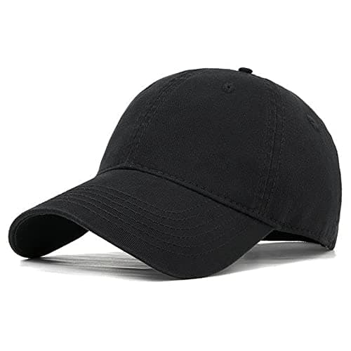 Image of I Kua Fly Baseball Cap Unisex Casual Outdoor Sports Hat Adjustable Baseball Cap for Men Women (Black)