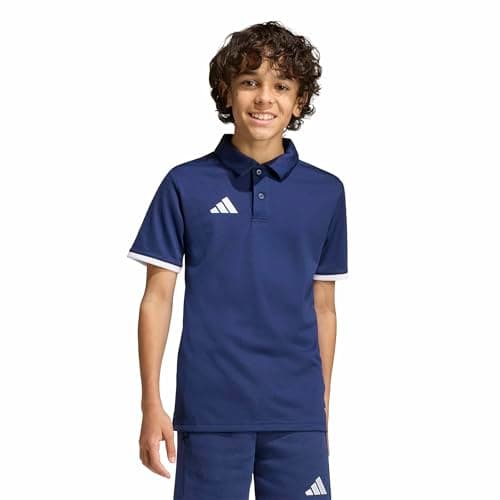 Image of adidas Unisex Kids Entrada26 Polo Kids, Team Navy Blue 2/White, 11-12 Years