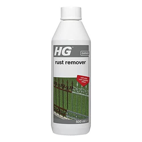 Image of HG Rust Remover for Metal, Effective Rust Stain Remover with Rust Repellent Effect, Anti Rust Dip or Paint On, Powerful Rust Cleaner for Gates, Tools & Furniture - 500ml