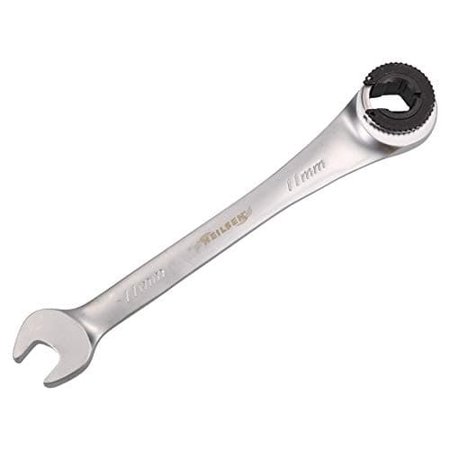 Image of AB Tools 11mm Open End Ratchet Flare Nut Wrench Spanner Brake Lines Hydraulic Pipes