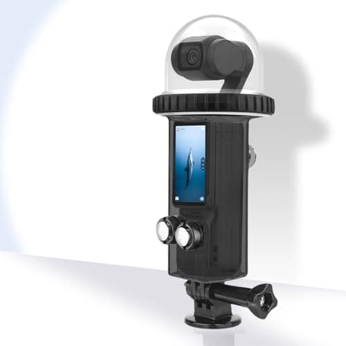 Image of HAFOKO 40M (131ft) Osmo Pocket 3 Underwater Dive Case Housing Protective Housing Shell compatible for DJI Osmo Pocket 3 Waterproof Accessories-Black