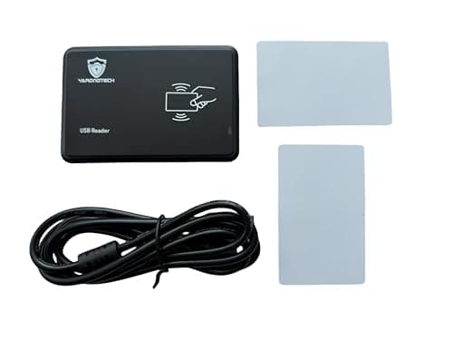 Image of YARONGTECH 125Khz EM4100 USB RFID ID Card Reader Swipe Card Reader Plug and Play With USB Cable (8H)