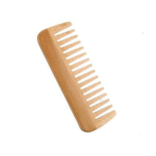 Image of Wide-Tooth Comb bamboo,Large Hair Detangling Comb Wide Tooth Comb, No Handle Detangler Comb Styling Shampoo Comb,Quality Wooden Curls Comb,Wooden Hair Comb Wide Tooth Wood Anti Static for Long Hair