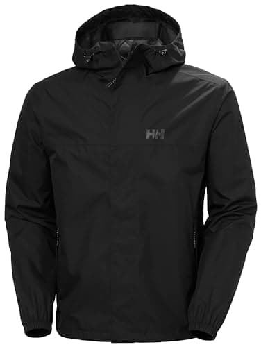 Image of Helly Hansen Men's Vancouver Rain Jacket, Black, M