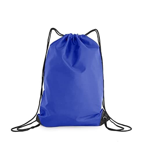 Image of adam & eesa® Unisex Drawstring Gym Bags - Personalised Waterproof Sack with Carry Handles for Mens & Womens - Kids PE Swimming School Bag - Ideal for Beach, Holidays, Shopping, Yoga (7.5L Capacity)