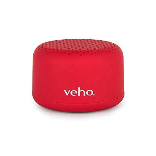 Image of Veho MX Bluetooth speaker | Wireless | Portable | Travel | 12+ Hours battery life | UK Design | Red