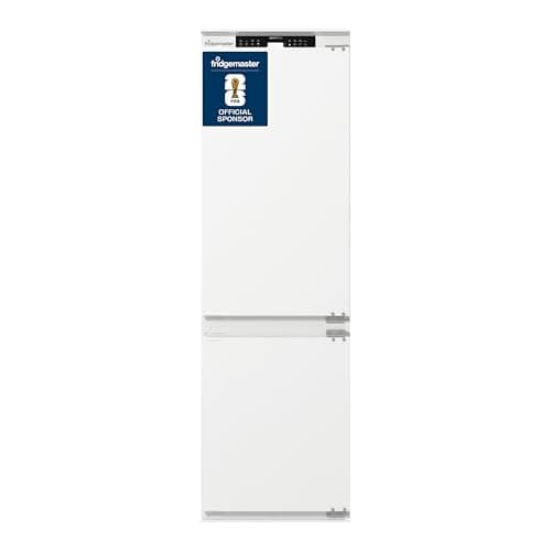 Image of Fridgemaster MBC55252NE Built in Fridge Freezer, Dual cooling system, Convert function, Electronic touch control, E rated, 54.5D x 54W x 177.2H cm, White