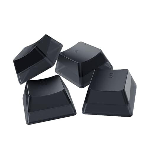Image of Razer Phantom Pudding Keycap Upgrade Set - Optomechanical Switches from Razer (Translucent Sides, Bottom-Lasered Letters, Keycap removal Tool and Stabilizers) US & UK Layout | Black