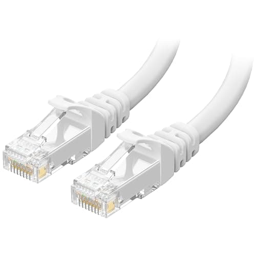 Image of Cable Matters Snagless Long Cat6 Ethernet Cable (Cat6 Cable, Cat 6 Cable) in White 15m