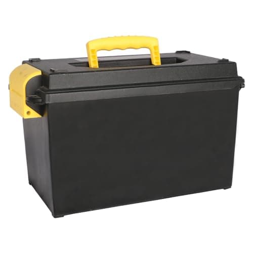 Image of Prothens Ammunition Box Ammo Storage Case Non-Water-Resistant Ammo Can Stackable Heavy-Duty Lockable Storage Box for Hunting and Shooting Tool Chest Large Tool Box Storage – 15.53" × 8.72" × 9.69"