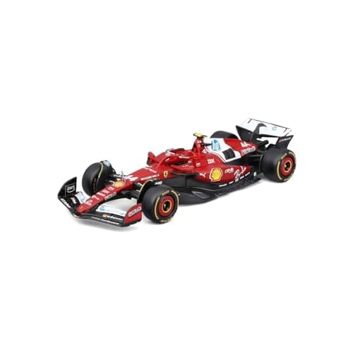 Image of Bburago Ferrari SF-25 F1 2025#16 Leclerc Diecast Model Car 1:43 Realistic Miniature F1 Car with Official Ferrari Licence, Recommended Ages 3+, Red