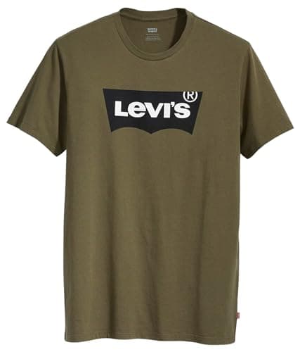 Image of Levi's Men's Housemark Graphic Tee T-Shirt, Hm Ssnl Tech Olive Night, M