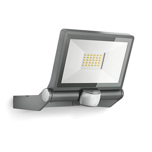 Image of Steinel LED Outdoor Floodlight XLED ONE S Anthracite, 180° Motion Detector, 18.6 W, 2050 lm, Warm White, Aluminium