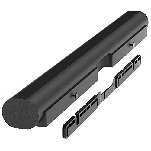 Image of HumanCentric Wall Mount Compatible with Sonos Arc and Sonos Arc Ultra Sound Bar (Black), Mount on Wall Under TV, Floating Style, Hidden Design, Hardware Included