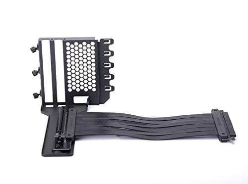 Image of Phanteks PH-VGPUKT_02 – Universal Vertical GPU Bracket with 220mm Flat Line Pci-E X16 Riser Cable Kit