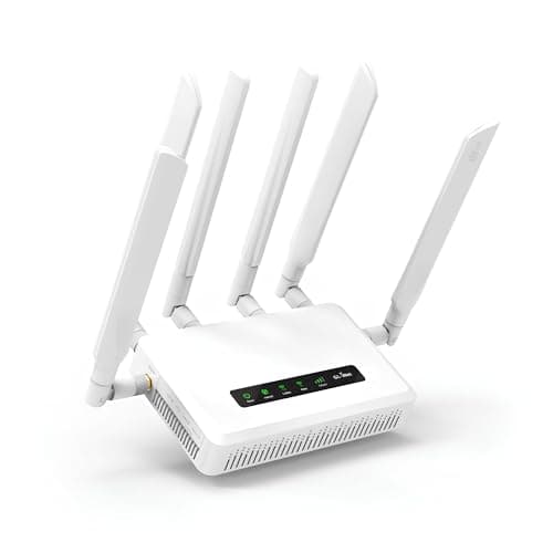 Image of GL.iNet GL-X3000 (Spitz AX) 5G Router with Sim Slot for Modem, Cellular Gateway VPN Router, Wi-Fi 6 Wireless SIm Card Routers, Multi-WAN, Detachable Antennas, Access Point, Dual-SIM, Secure Internet