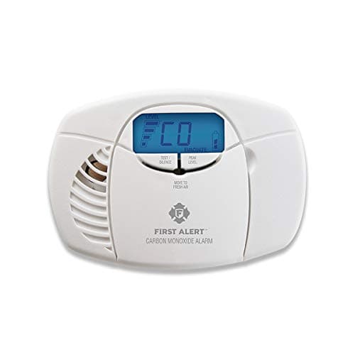 Image of FIRST ALERT Battery-Powered Carbon Monoxide Alarm, Black (CO410), 120 V, 1 Pack
