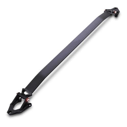 Image of Gravity Performance Front Upper Bolt On Strut Bar Compatible With Mercedes Benz C Class W204 Coupe 11-15 Black Aluminium Strut Tower Brace Chassis Strengthening Bar